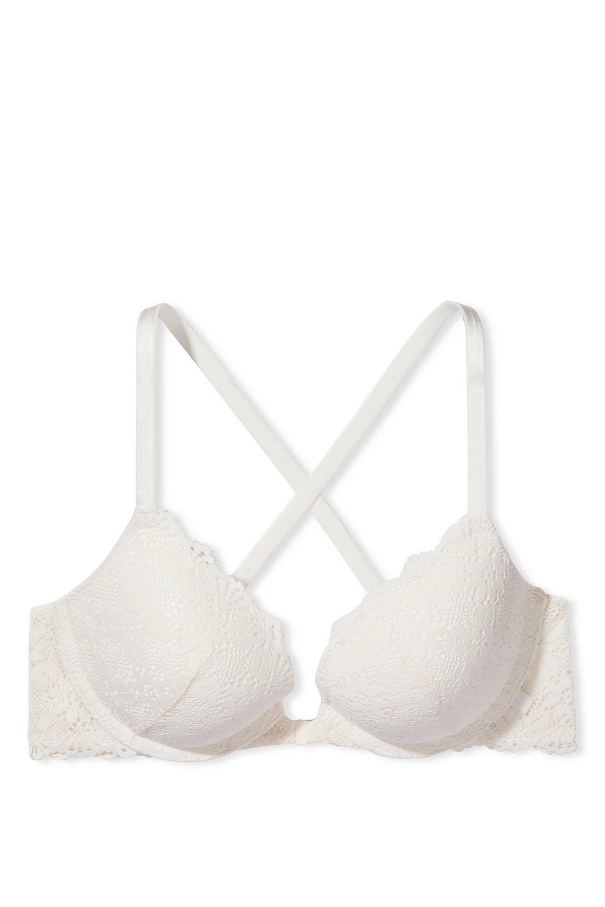 Кружевной бюстгальтер пуш-ап 235609913 milk