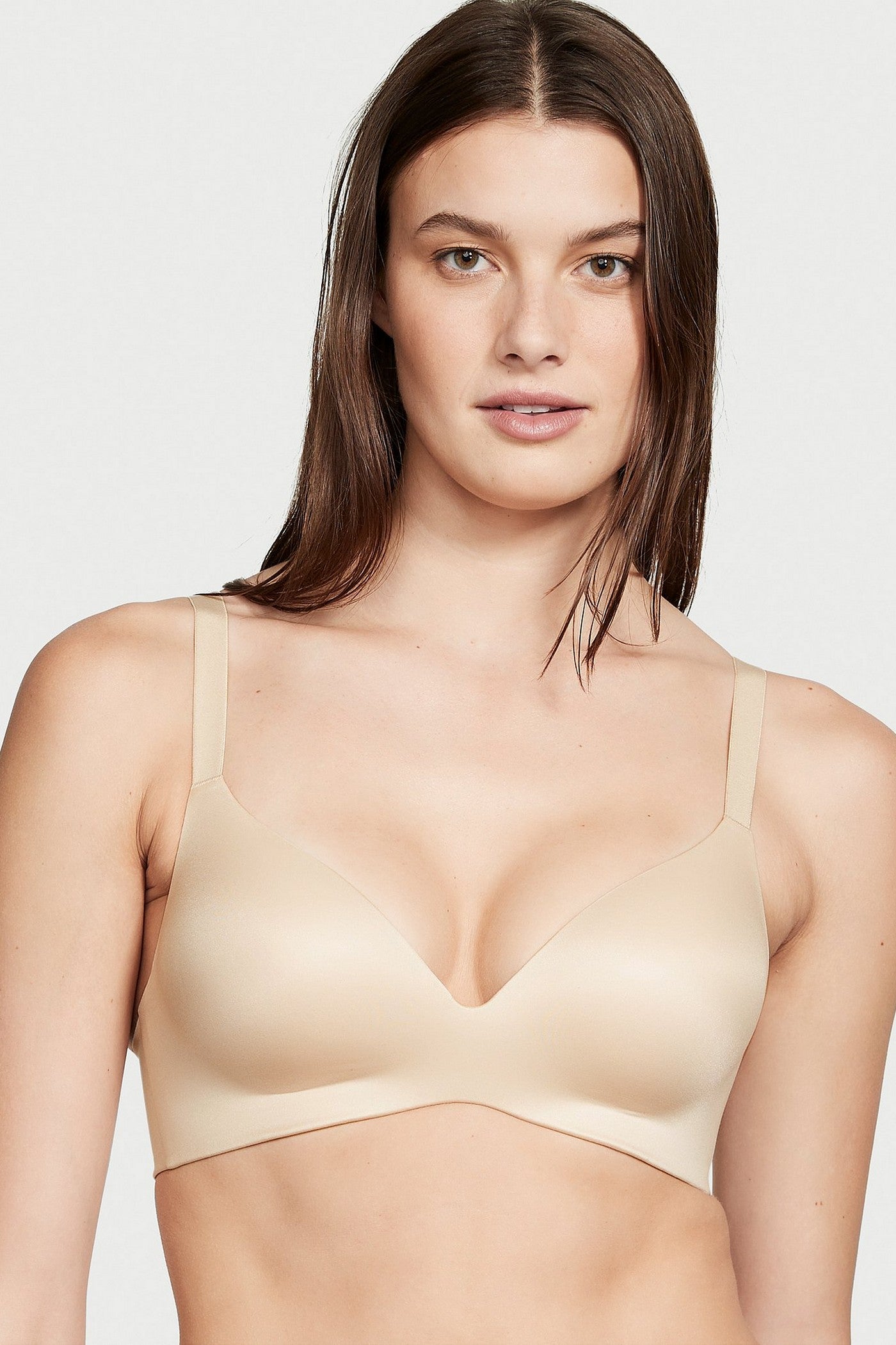 Бюстгальтер безшовні пуш-ап 286149803 beige Victoria`s Secret