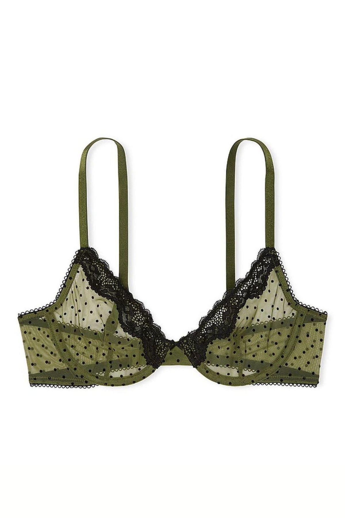 Бюстгальтер із мікросітки 379512138 green Victoria`s Secret