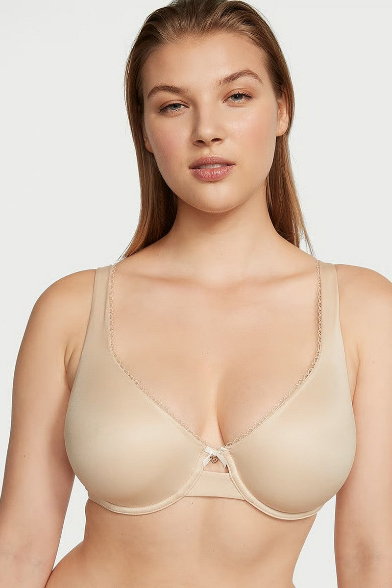 Гладкий бюстгальтер 38495286 beige Victoria`s Secret