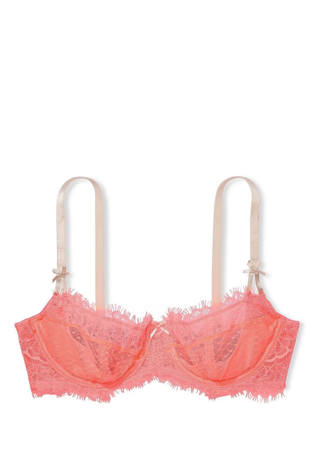 Бюстгальтер балконет із мікросітки 385015986 orange Victoria`s Secret