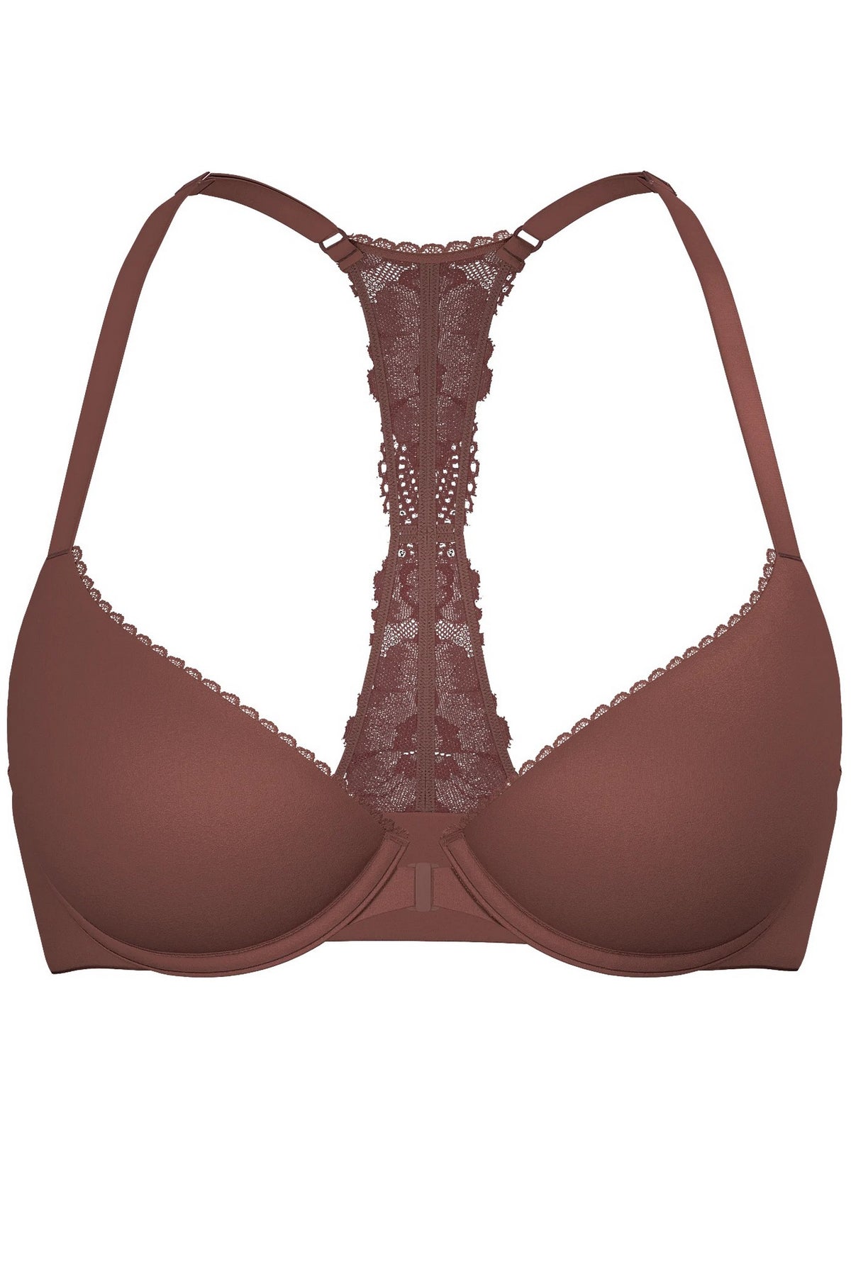 Бюстгальтер з мереживною спинкою 389553287 brown Victoria`s Secret