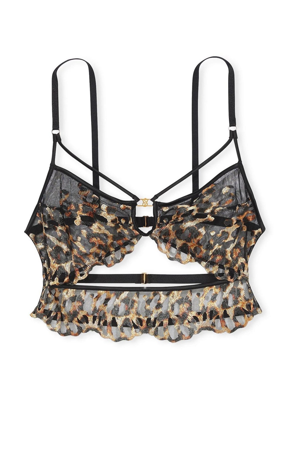Бюстьє з вишивкою 421588411 leopard Victoria`s Secret