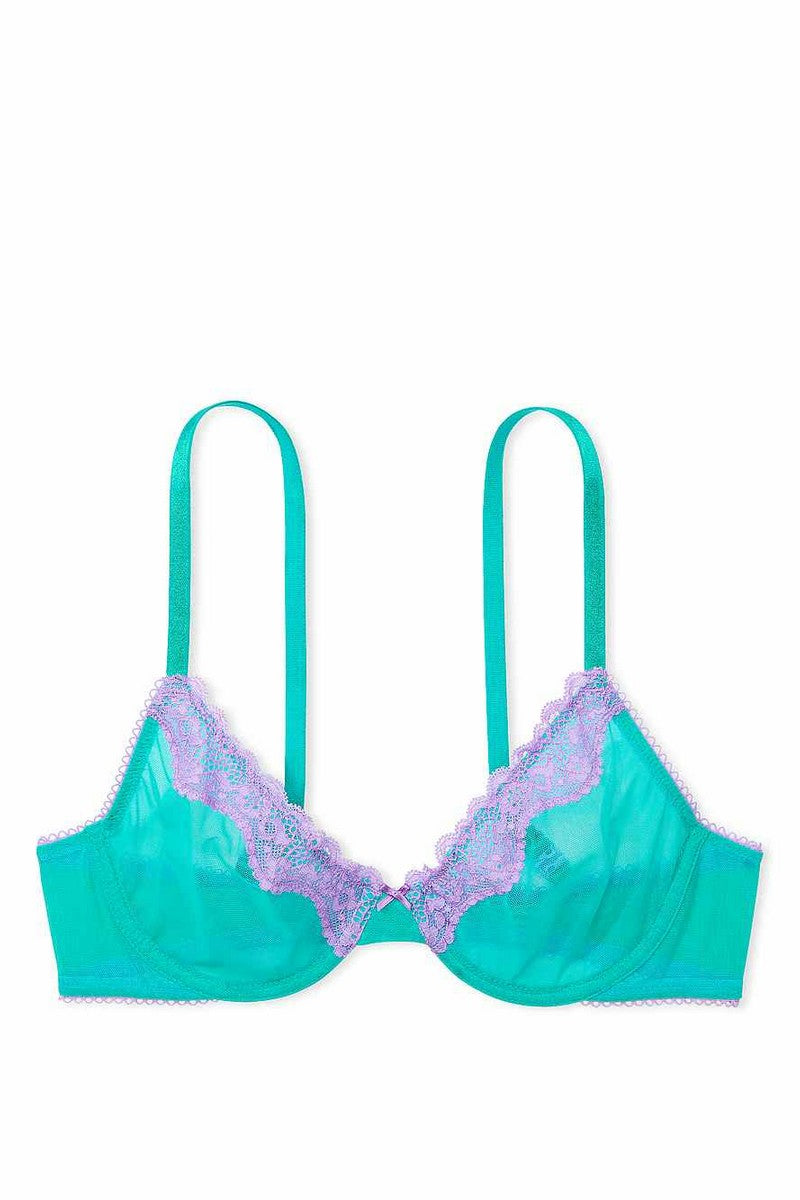 Бюстгальтер із мікросітки 445556588 azure Victoria`s Secret