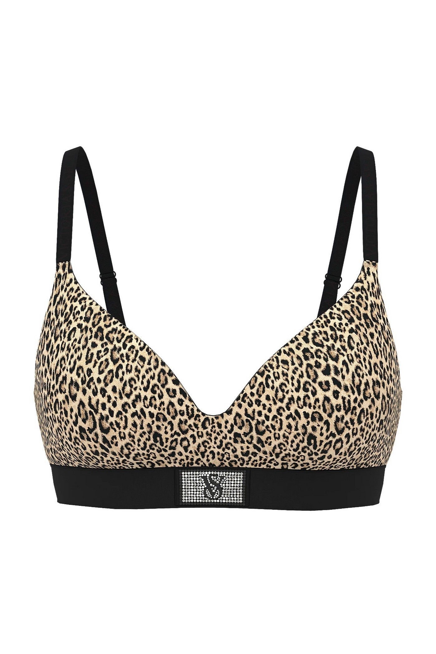 Гладкий бюстгальтер без кісточок 5038993 leopard