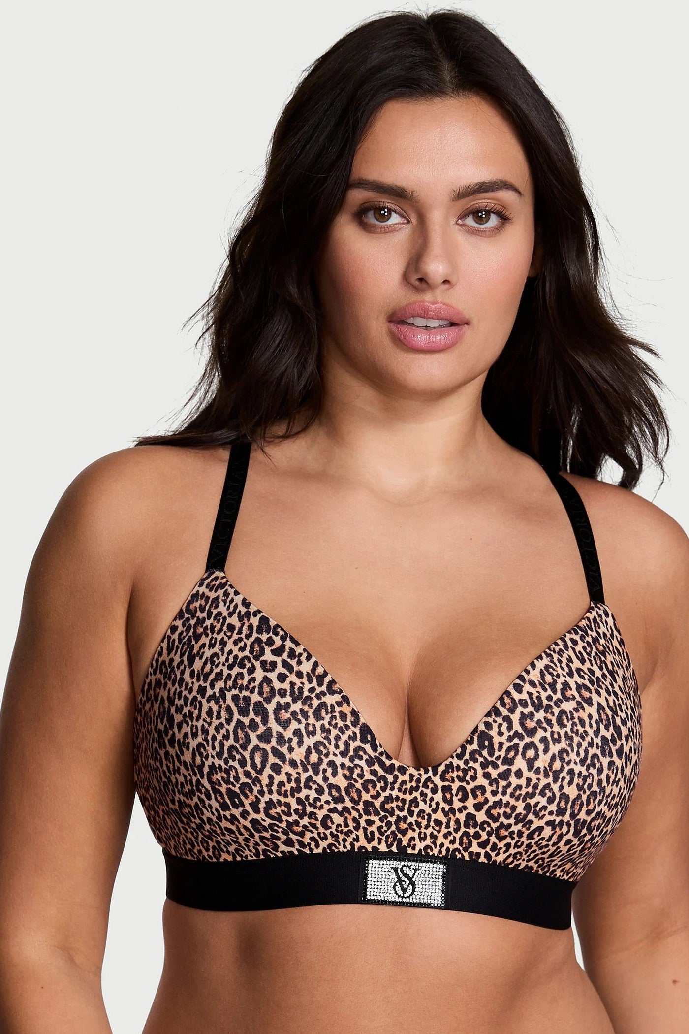 Гладкий бюстгальтер без кісточок 5038993 leopard