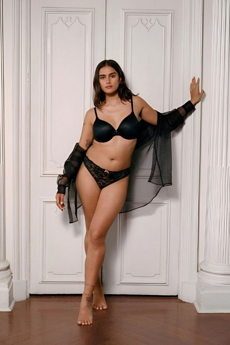 Бюстгальтер з мереживною спинкою 515643975 black Victoria`s Secret