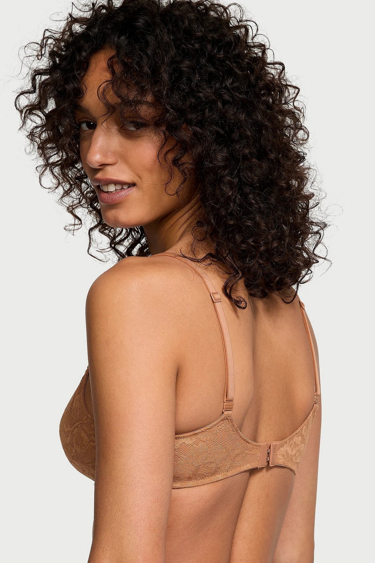 Мереживний бюстгальтер 521304555 beige Victoria`s Secret спина