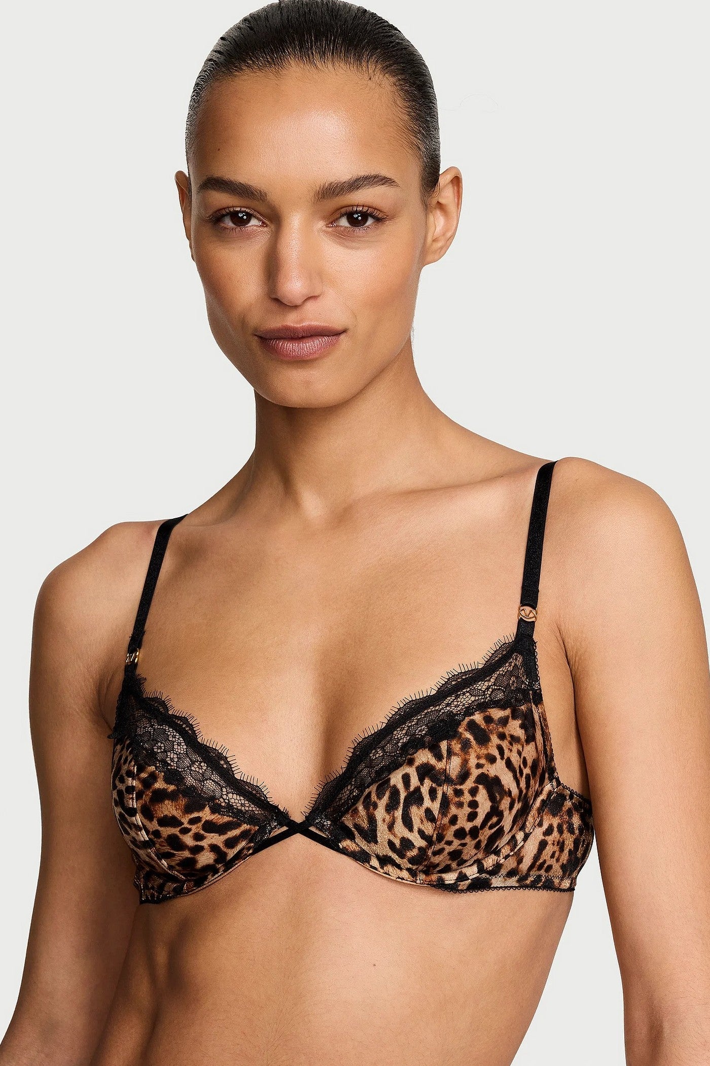 М'який бюстгальтер із шиммером 521773032 leopard Victoria`s Secret