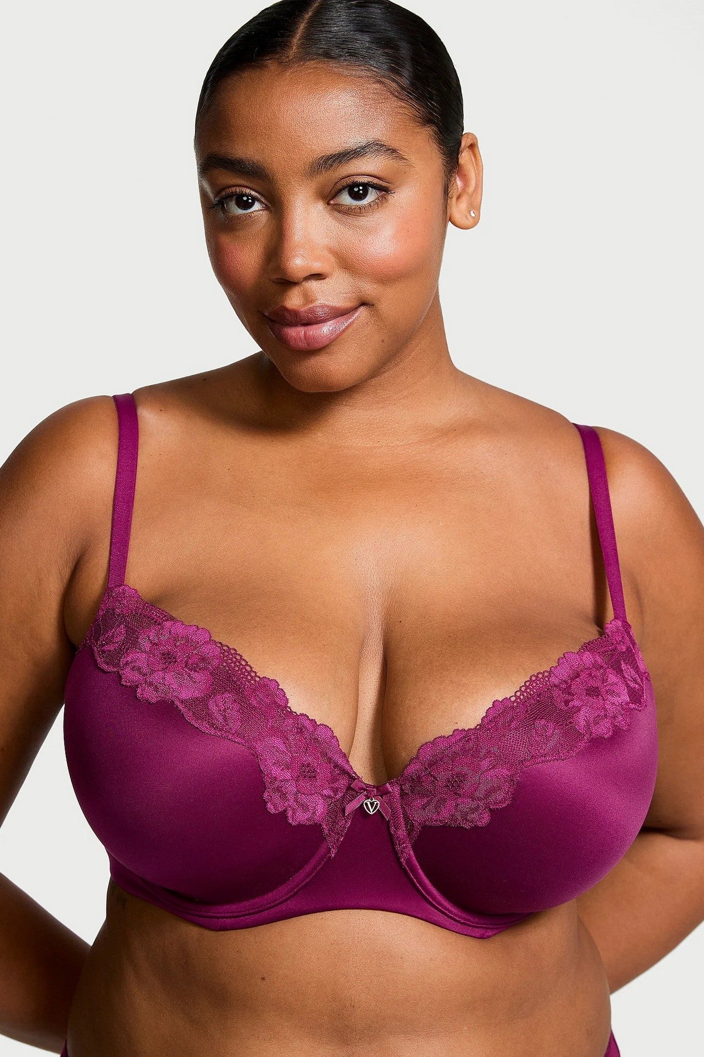 Бюстгальтер з мереживом 532121342 pink Victoria`s Secret