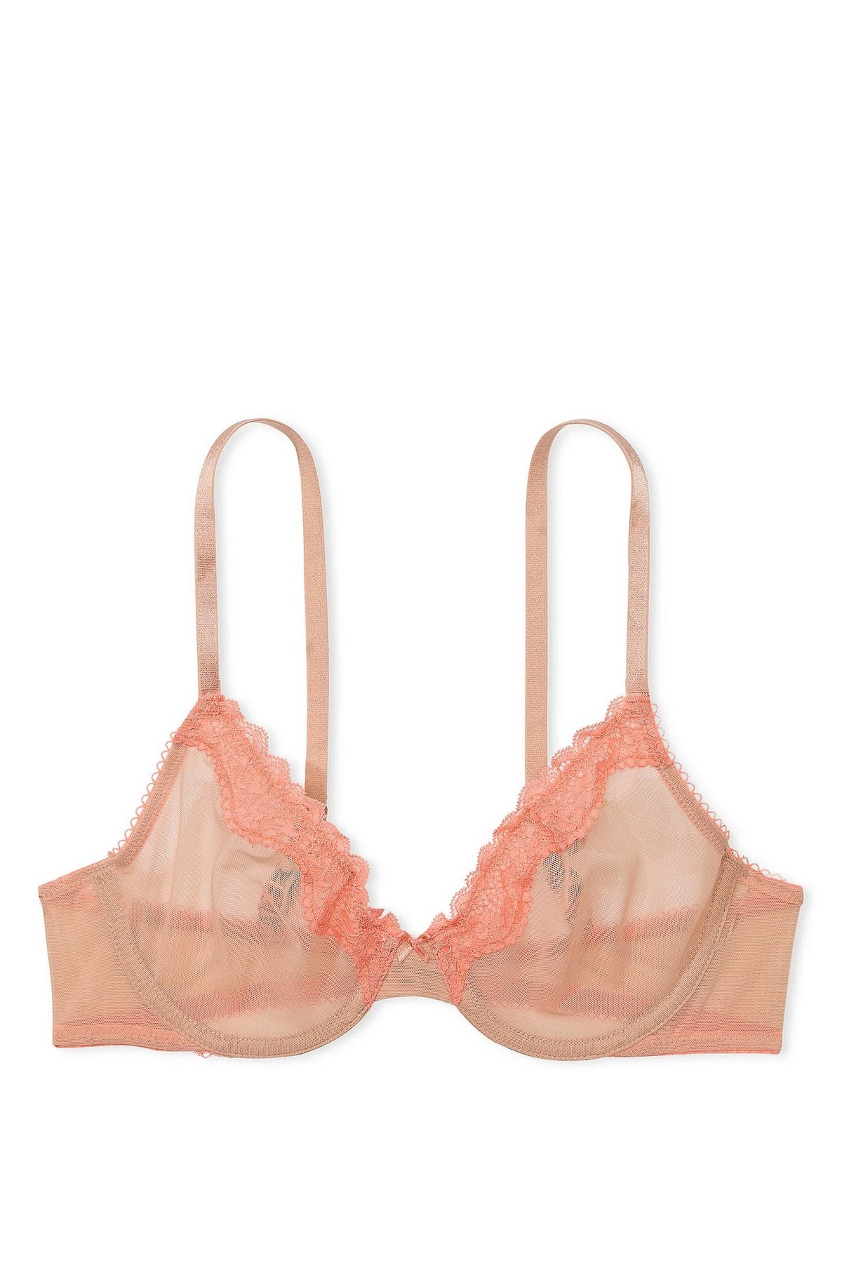 Бюстгальтер із мікросітки 540359822 beige Victoria`s Secret
