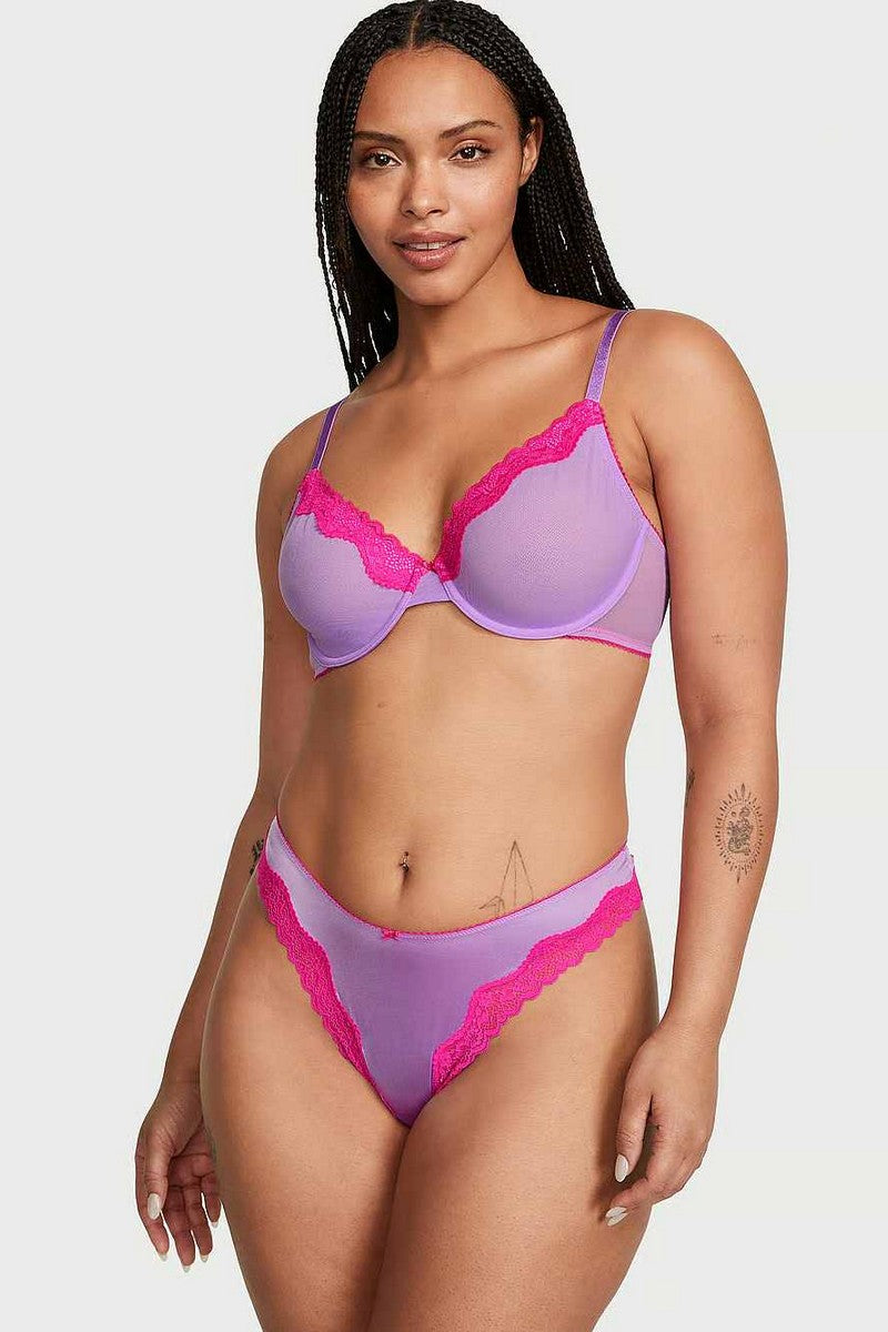 Бюстгальтер із мікросітки 576109295 lilac Victoria`s Secret