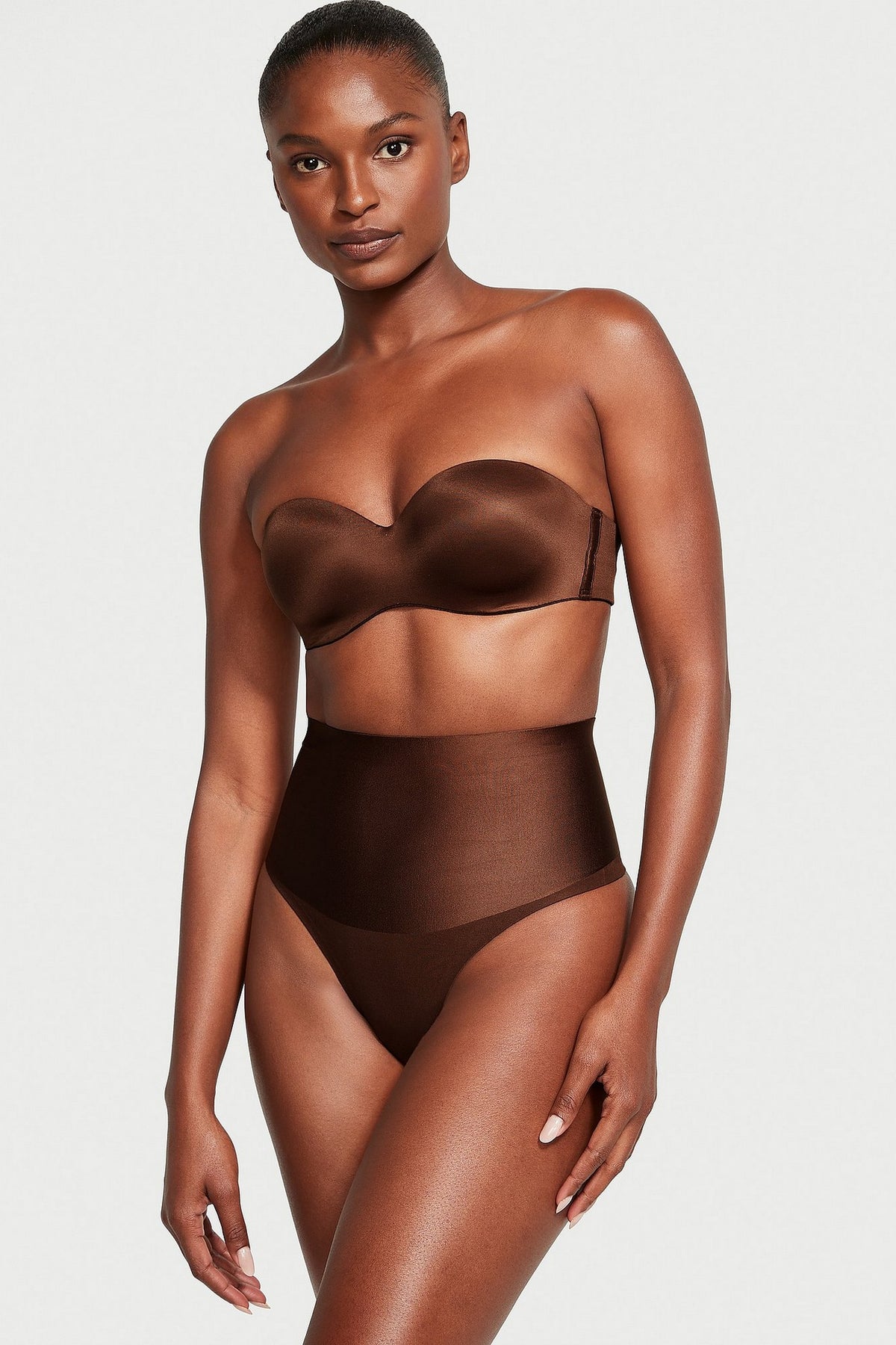 Бюстгальтер безшовний балконет 584628061 brown Victoria`s Secret