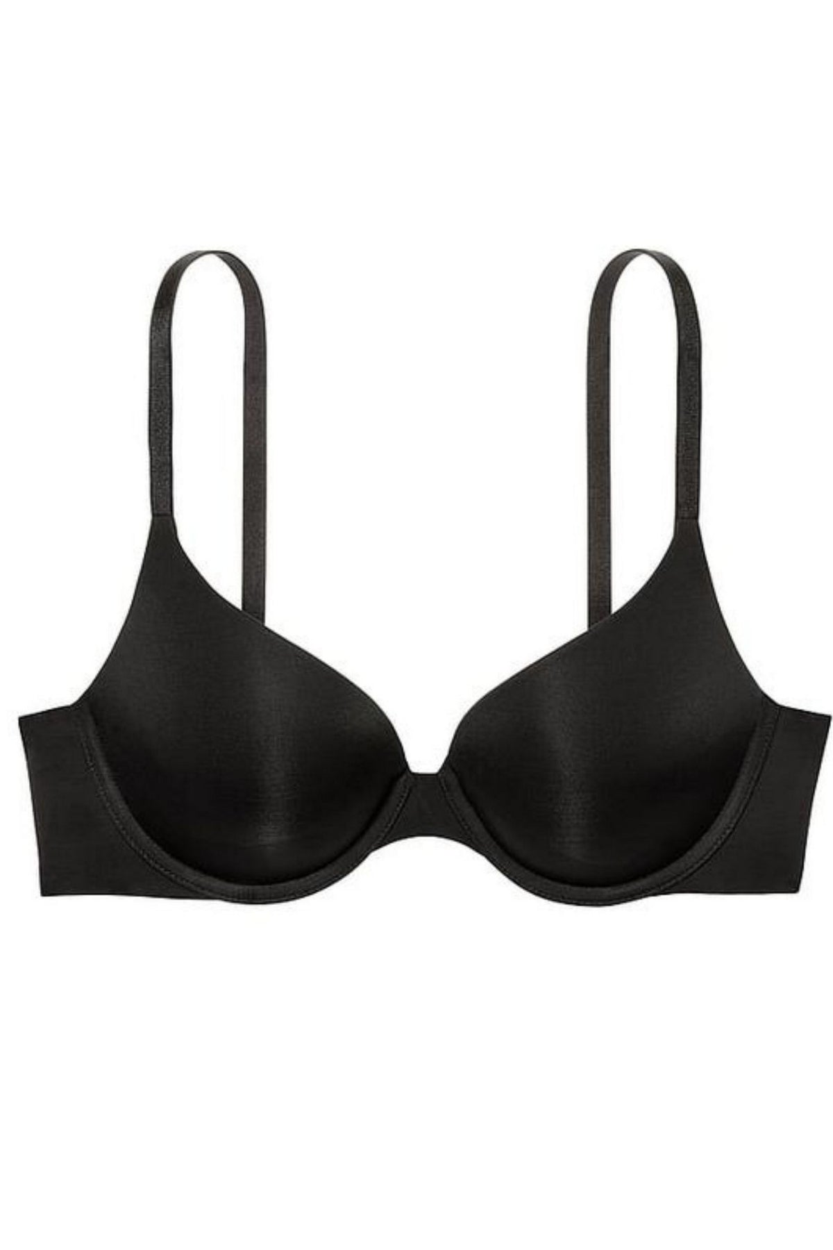 Гладкий бюстгальтер пуш-ап 640894259 black Victoria`s Secret