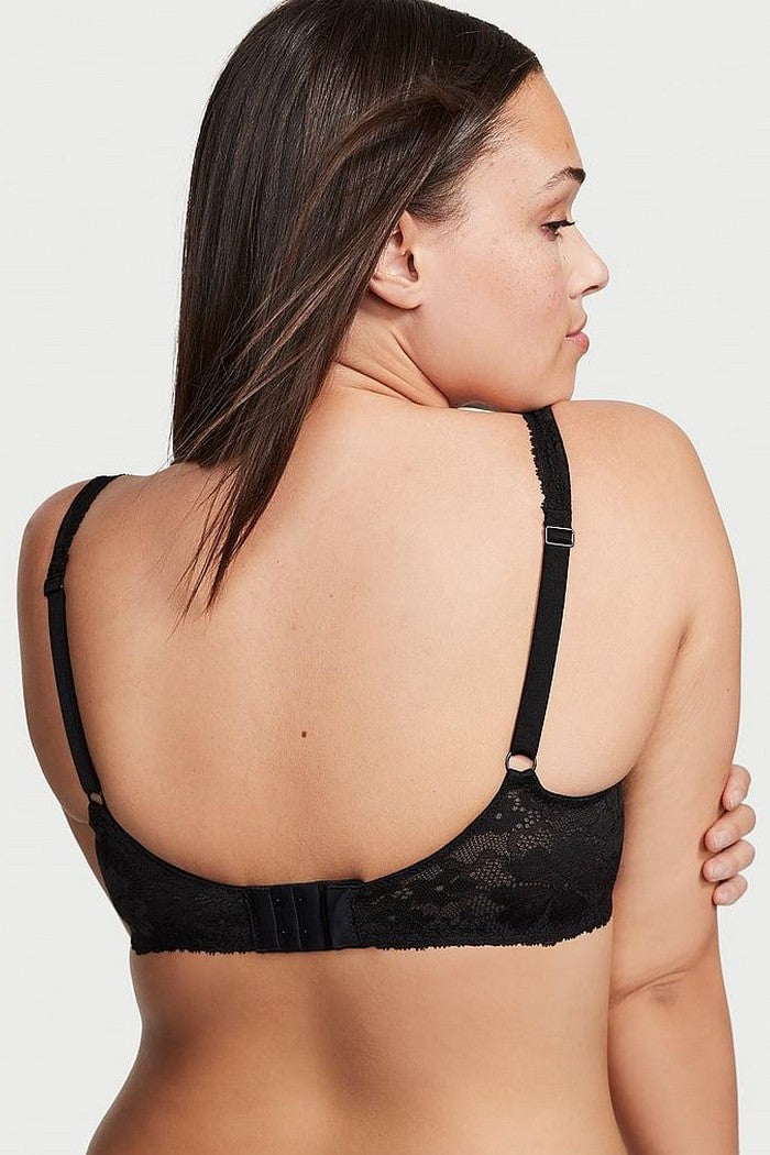 Мереживний бюстгальтер 652296330 black Victoria`s Secret спина