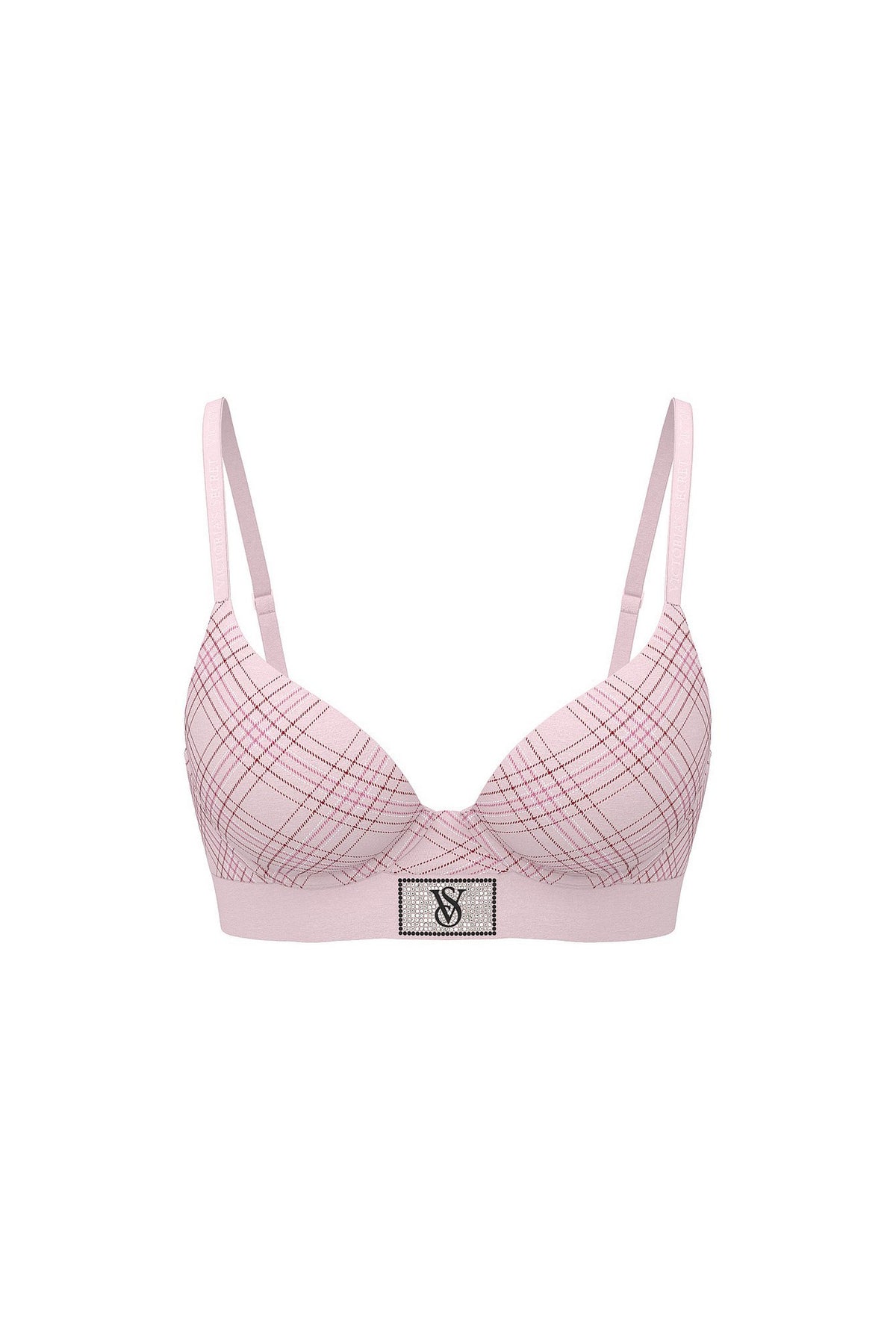 Бюстгальтер пуш-ап зі стразами 65682364 rose Victoria`s Secret