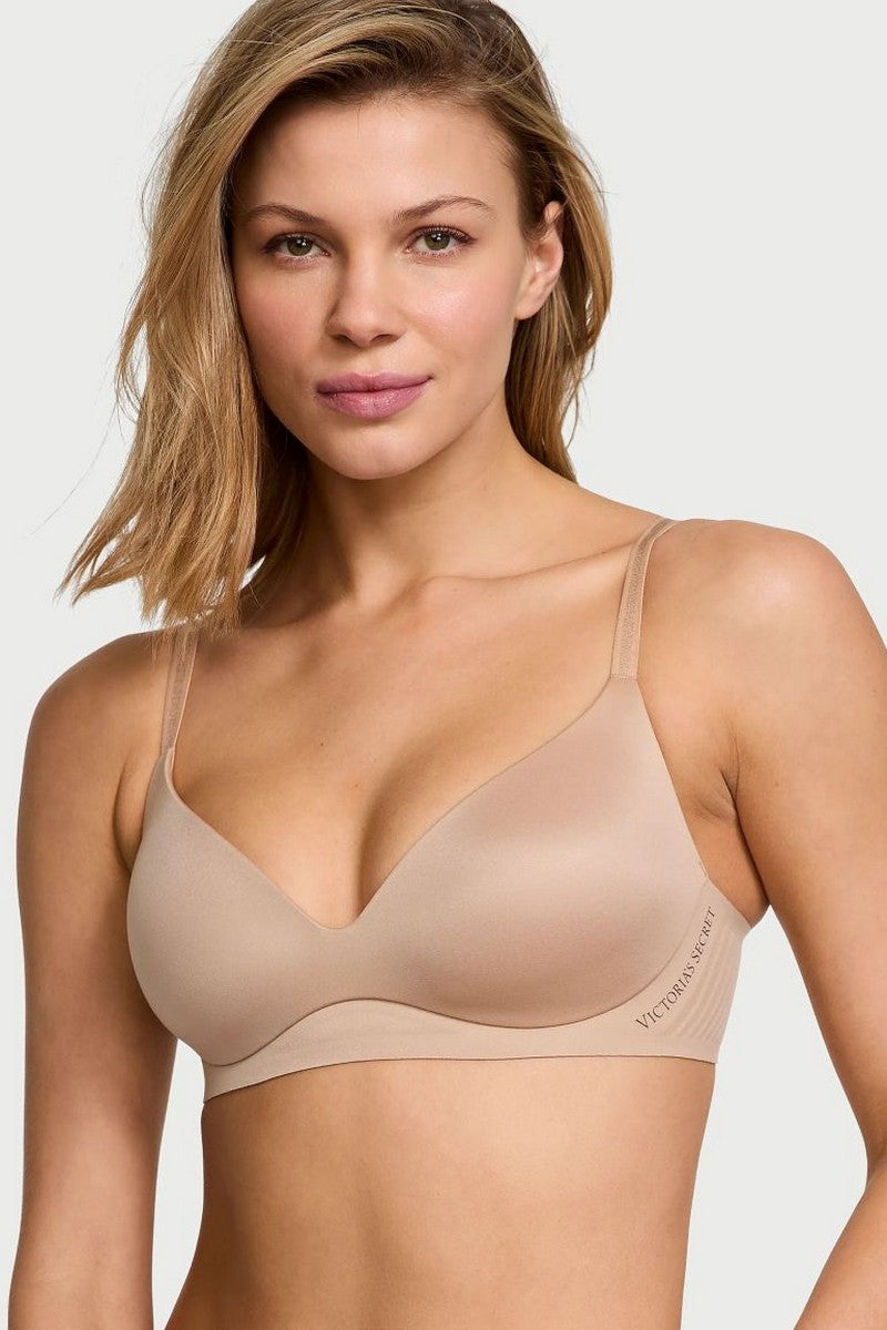 Бесшовный бюстгальтер без косточек 668985529 beige