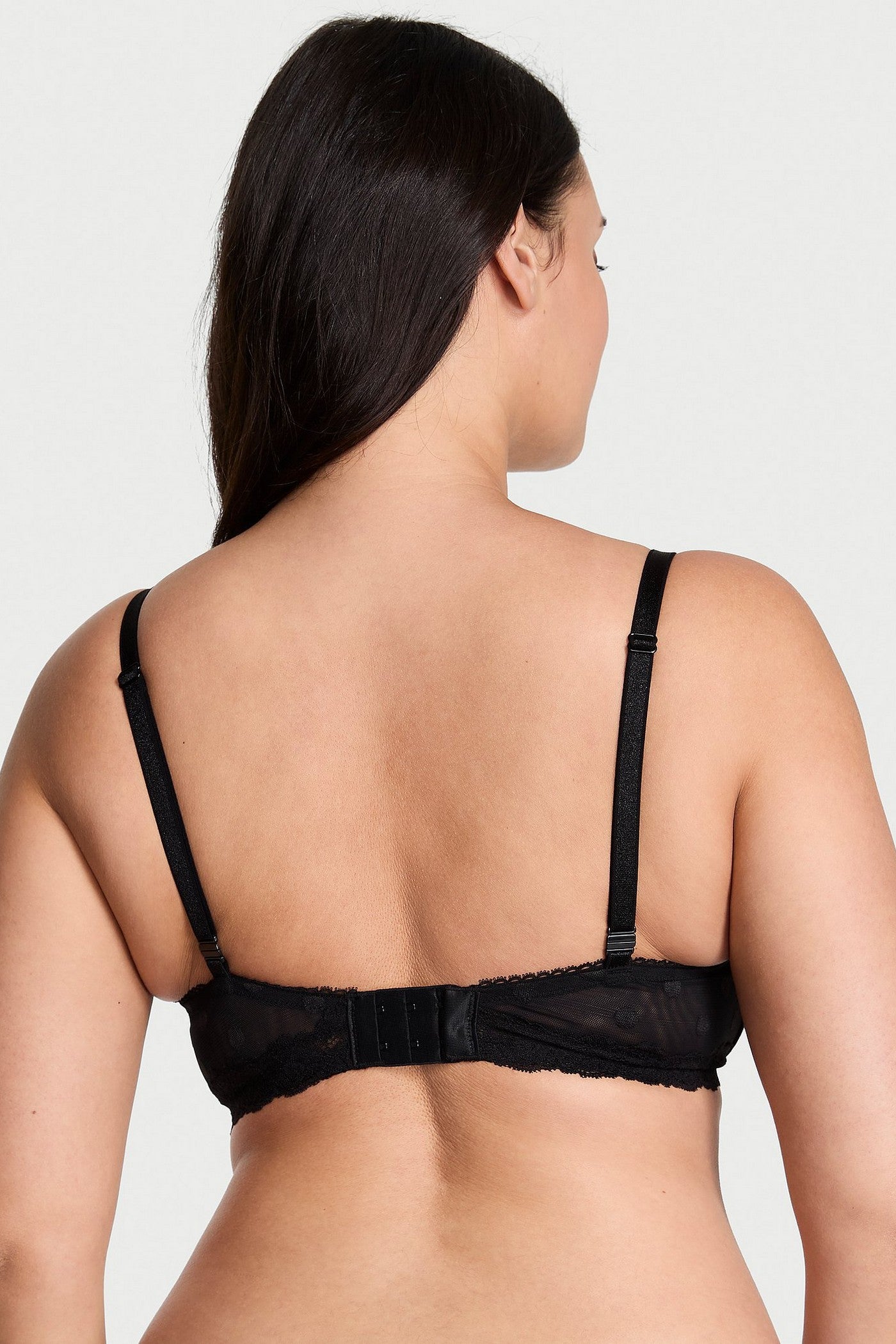 Бюстгальтер пуш-ап без кісточок 695113965 black Victoria`s Secret спина