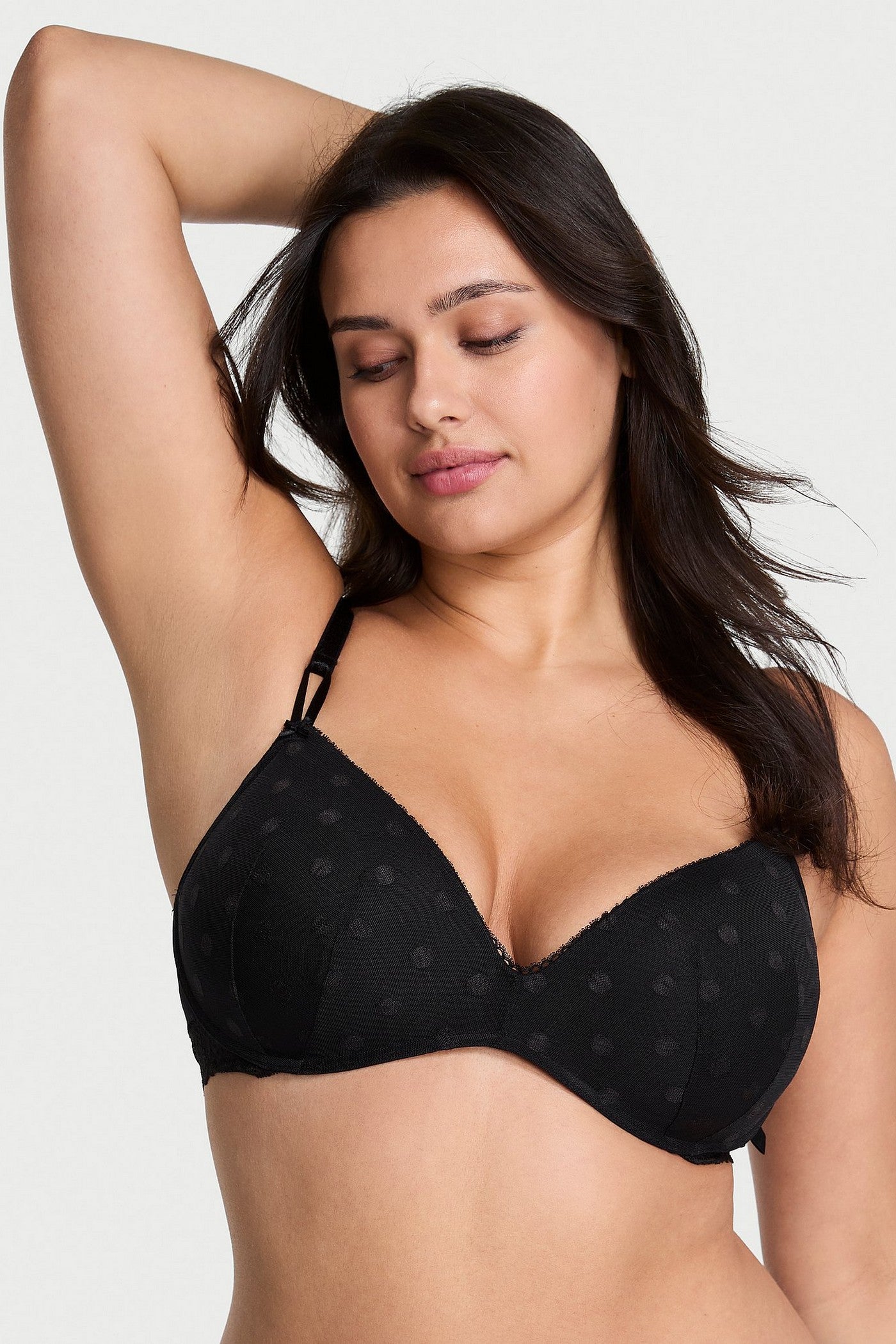 Бюстгальтер пуш-ап без кісточок 695113965 black Victoria`s Secret