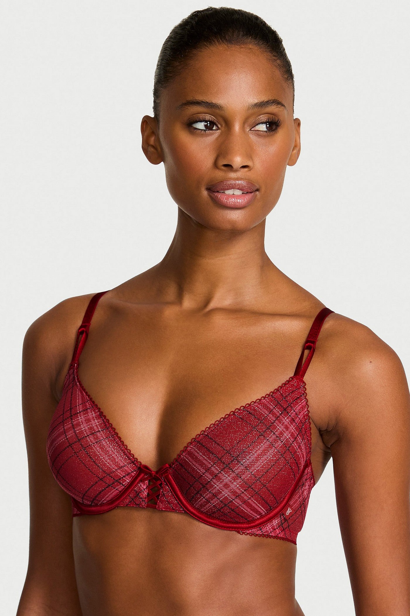 М'який бюстгальтер із шиммером 701893756 red Victoria`s Secret