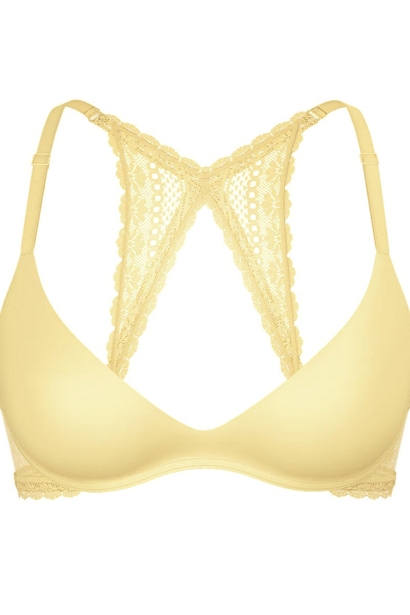 Бюстгальтер пуш-ап 714893801 yellow