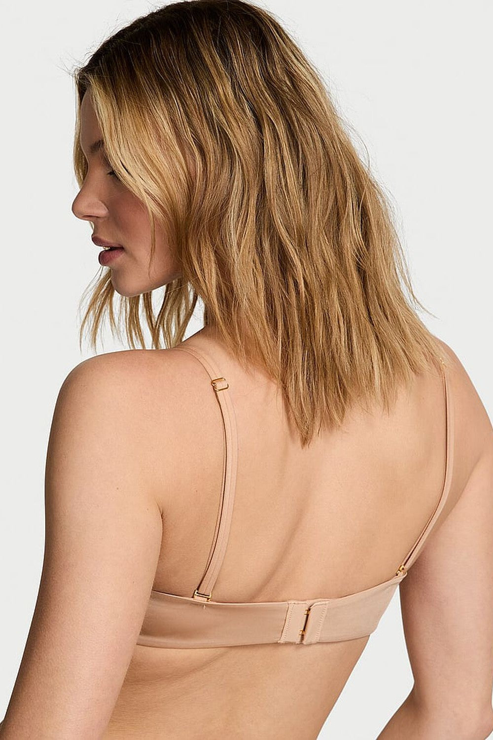 Гладкий бюстгальтер пуш-ап 730955603 beige Victoria`s Secret