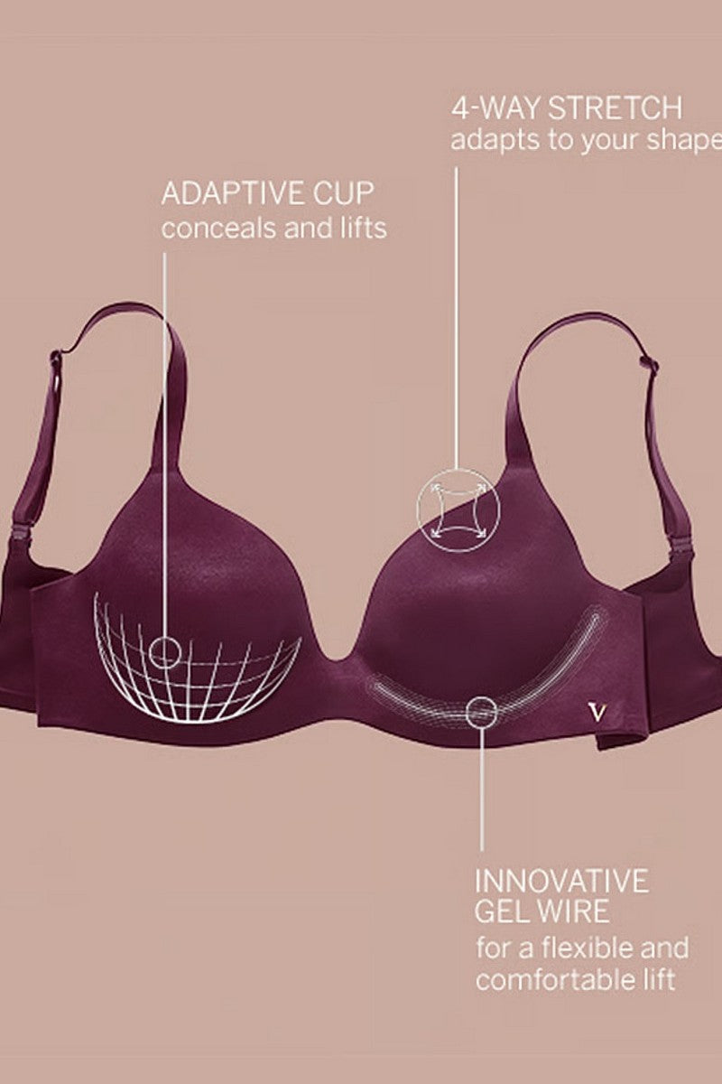 Безшовний бюстгальтер 747154374 pink Victoria`s Secret
