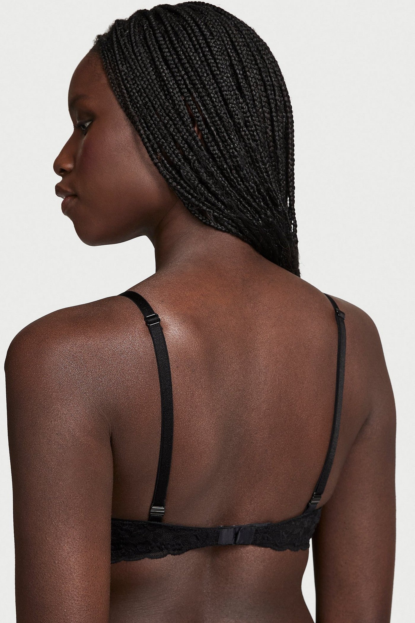 Мереживний бюстгальтер 75017752 black Victoria`s Secret спина