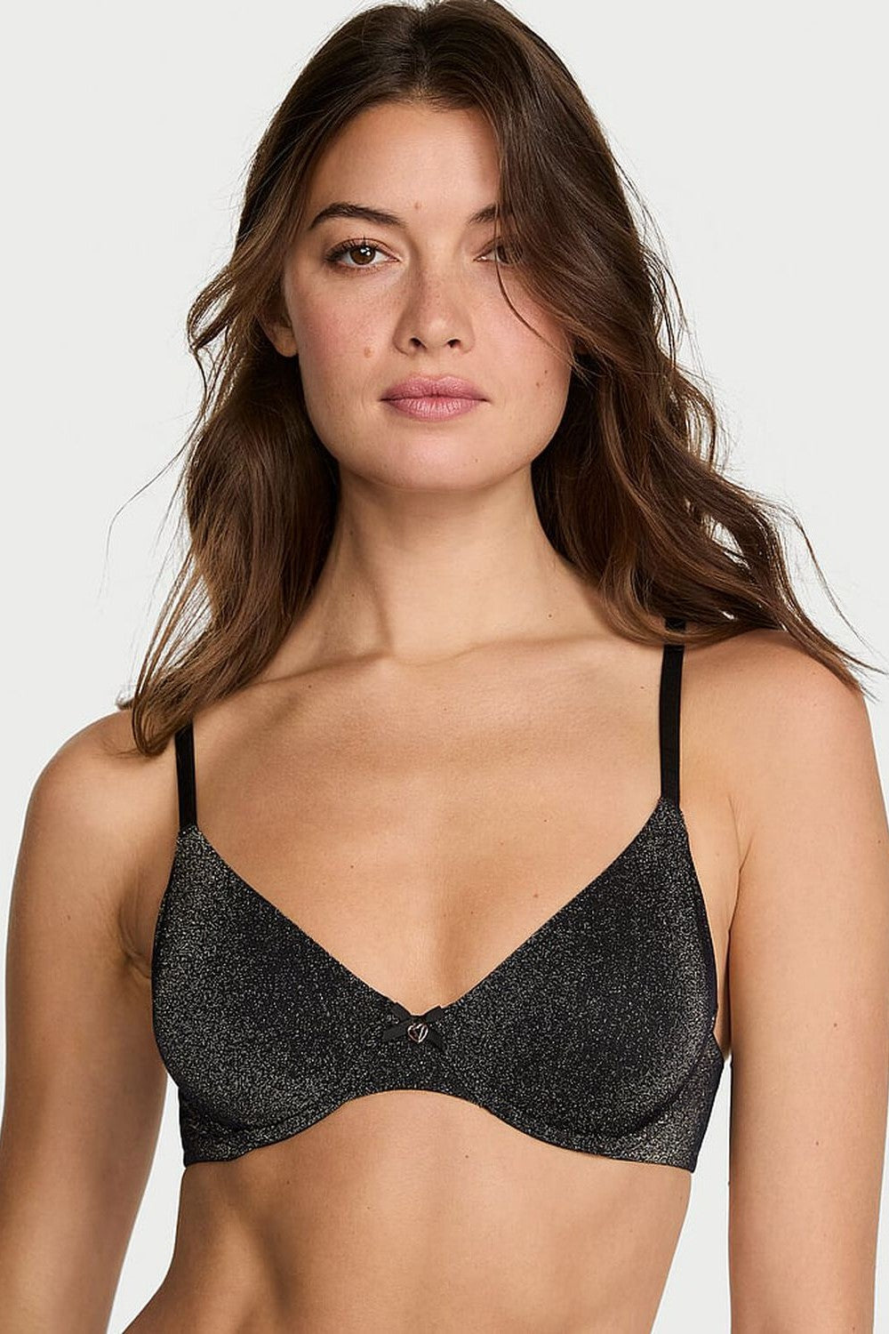 Бюстгальтер із люрексом 808684599 black Victoria`s Secret