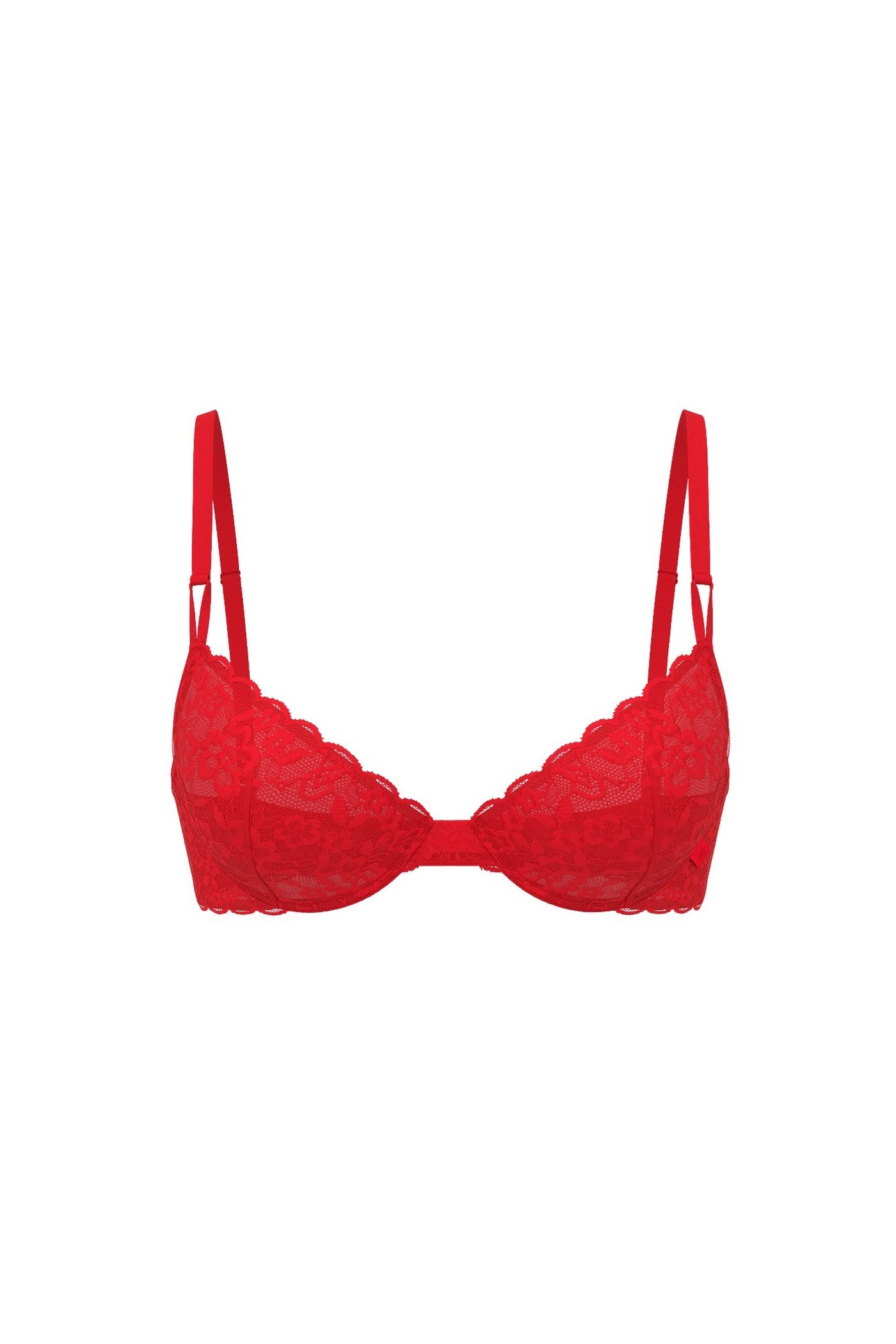 Мягкий кружевной бюстгальтер 810264091 red
