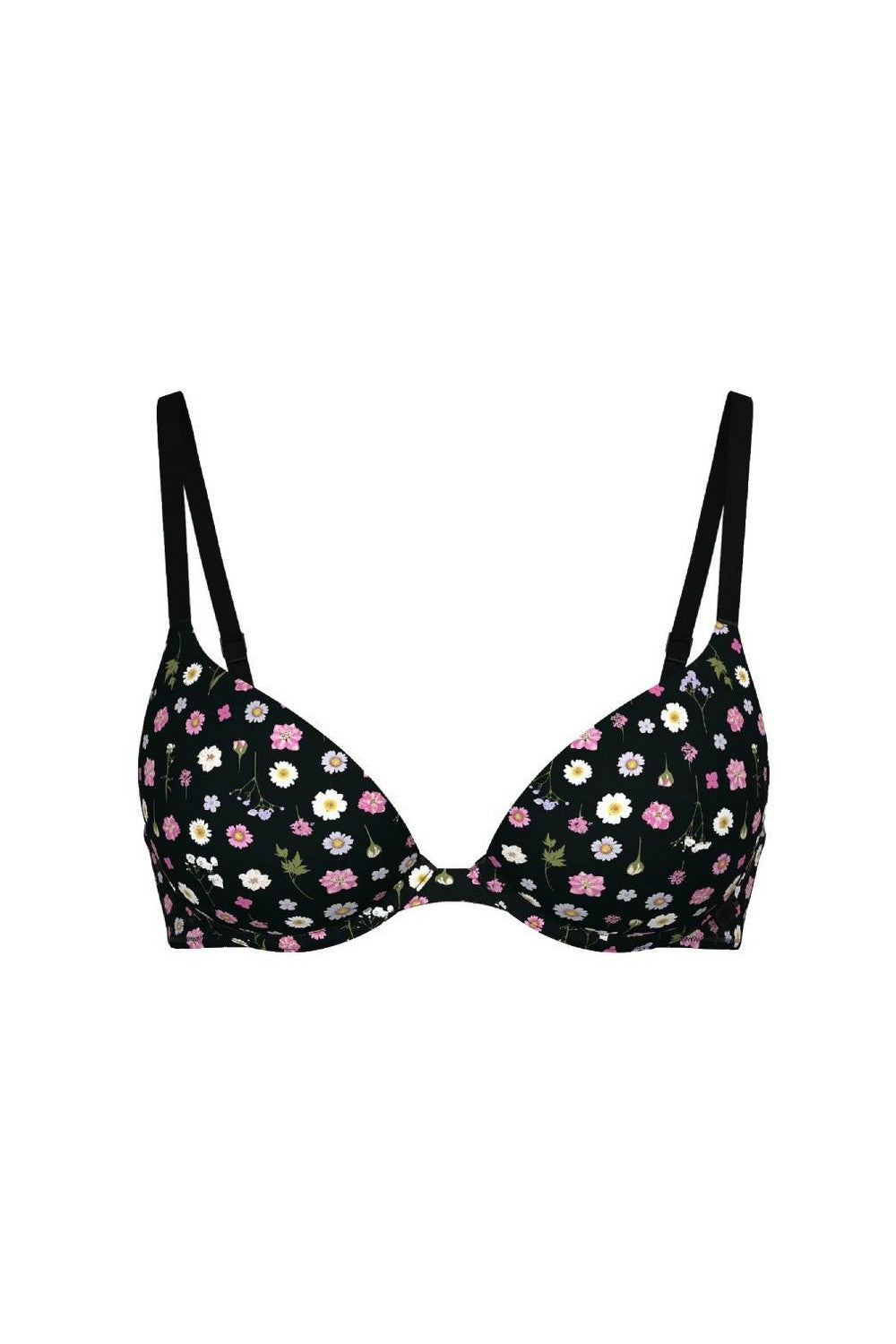 Бюстгальтер пуш-ап з принтом 811566099 black