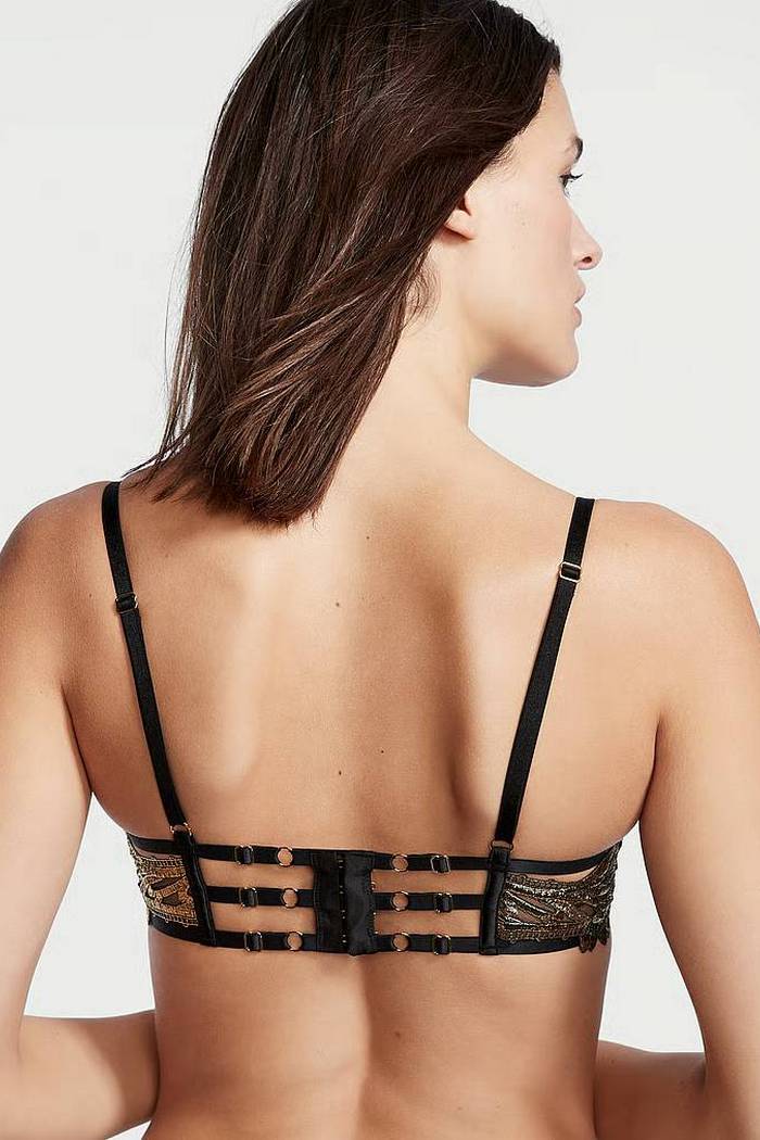 Бюстгальтер балконет с вышивкой 825428208