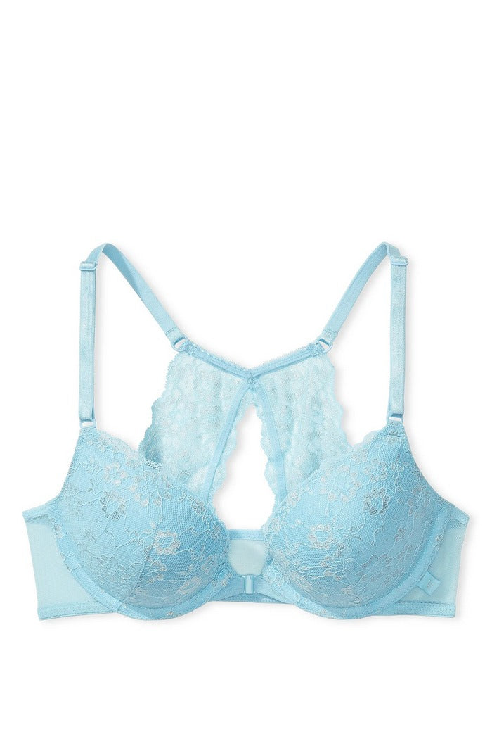 Кружевной бюстгальтер пуш-ап 839809582 blue