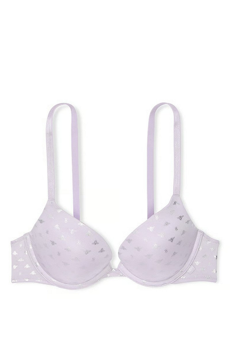 Бюстгальтер пуш-ап с принтом 901685351 lilac