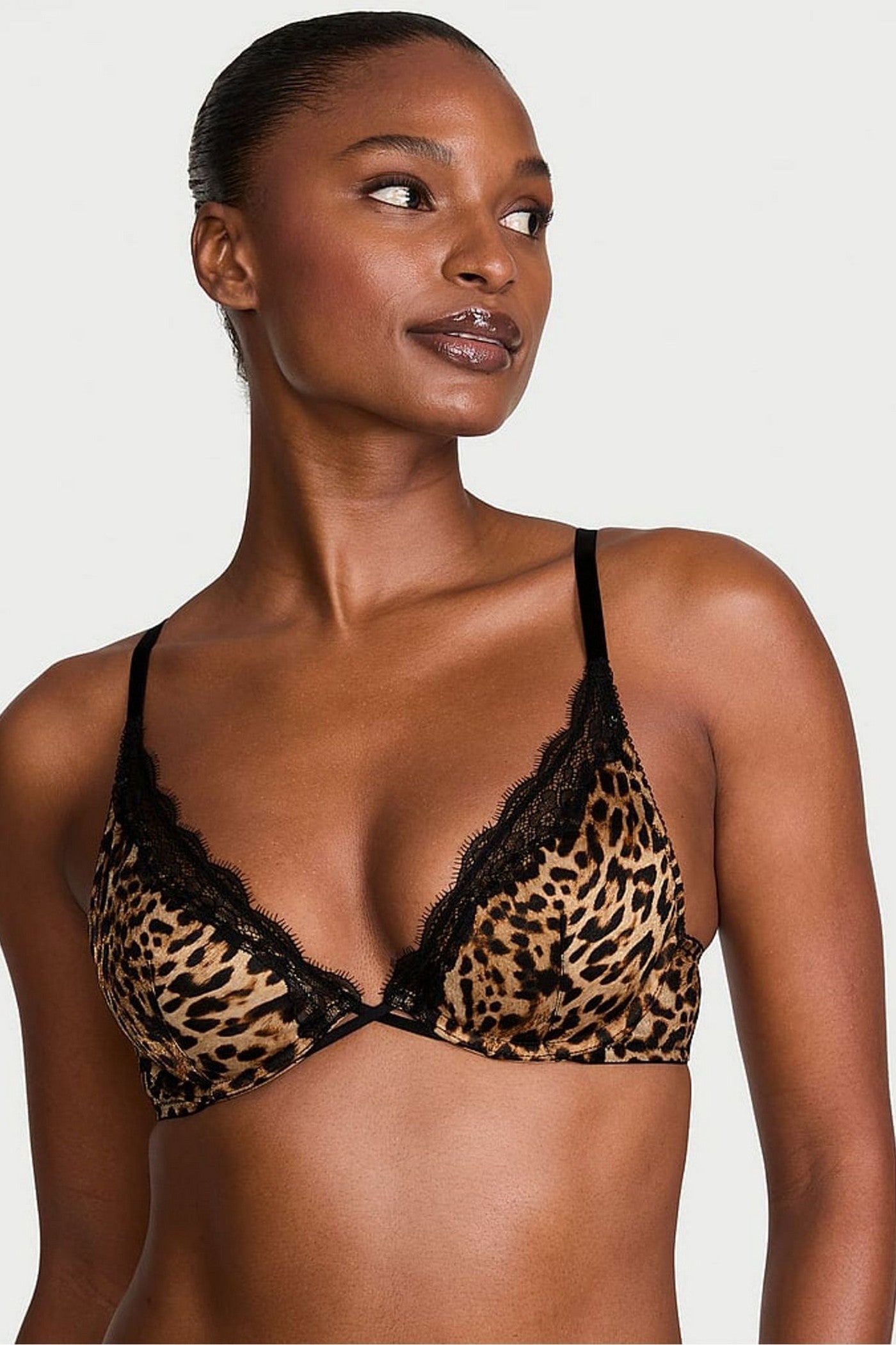 Бюстгальтер ущільнений 904986253 leopard Victoria`s Secret