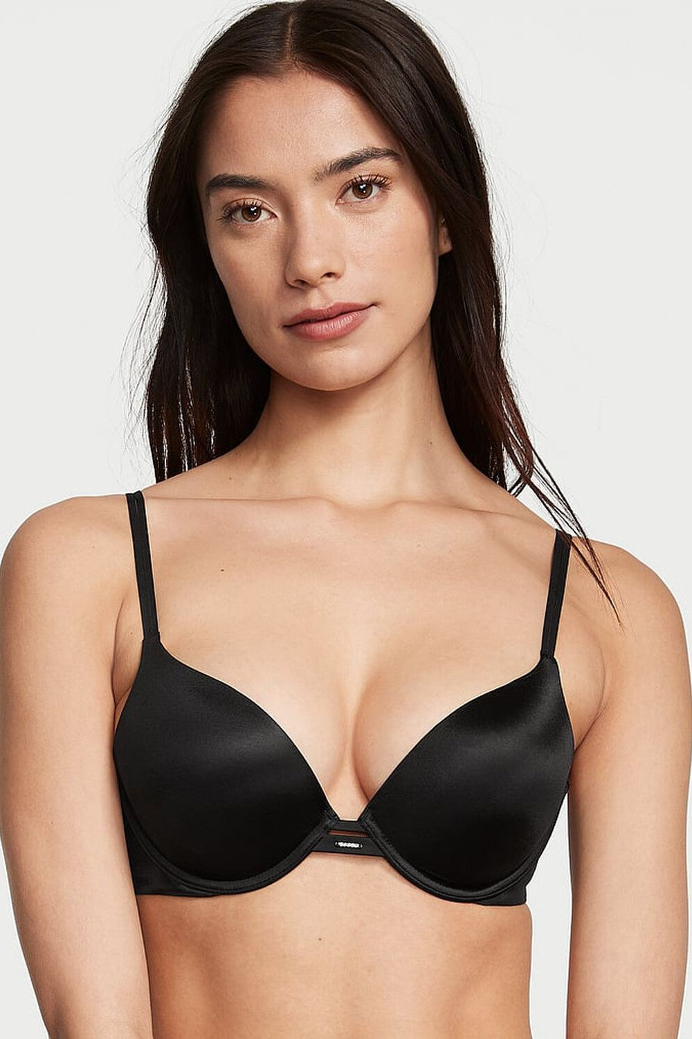 Гладкий бюстгальтер пуш-ап 90552557 Black Victoria`s Secret