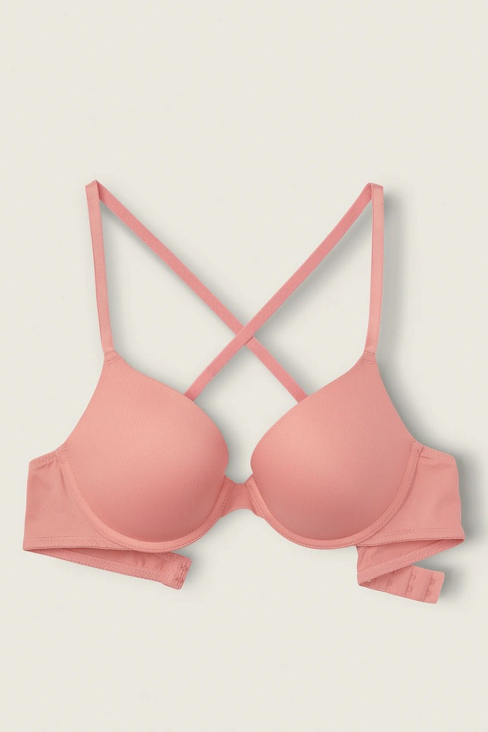 Гладкий бюстгальтер пуш-ап 927477165 rose