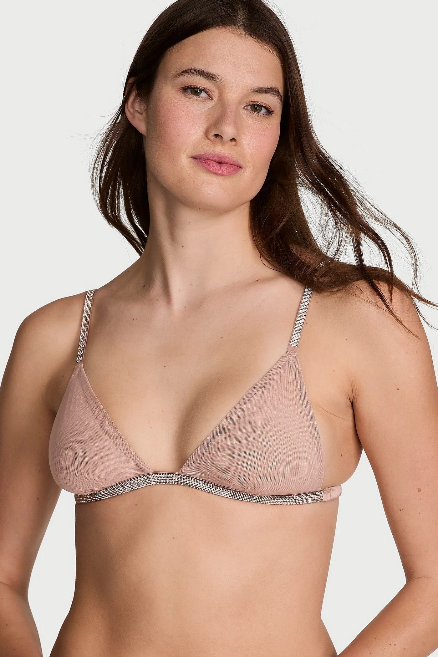 Бралет из микросетки 931204235 beige