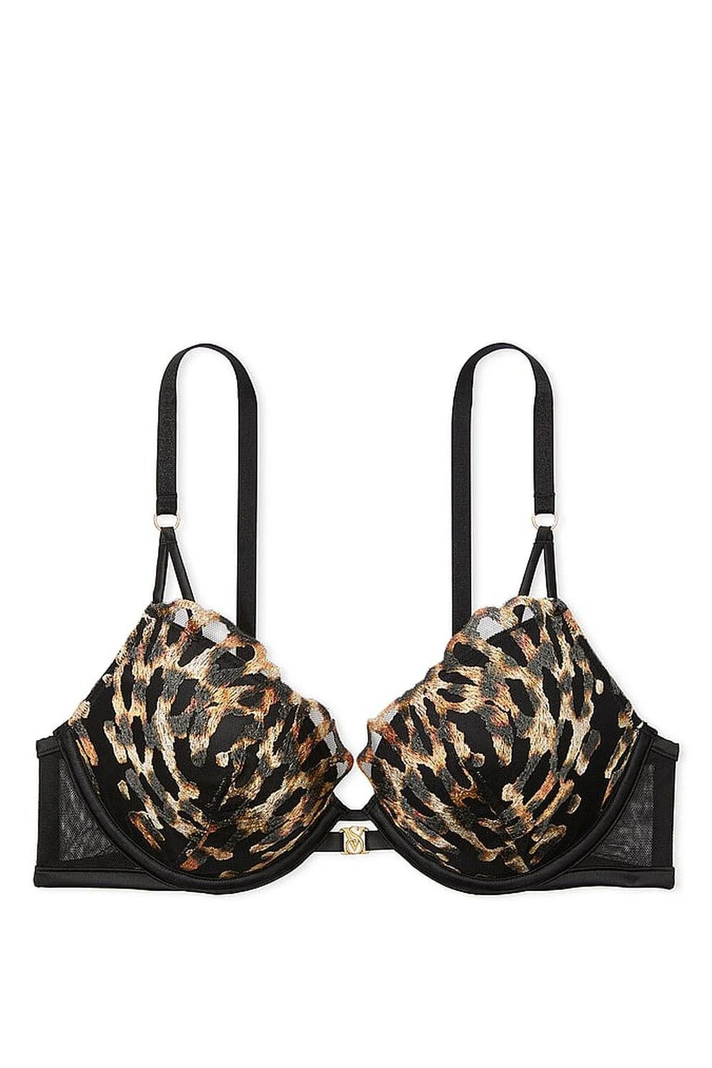 Бюстгальтер пуш-ап з вишивкою 953524884 leopard Victoria`s Secret