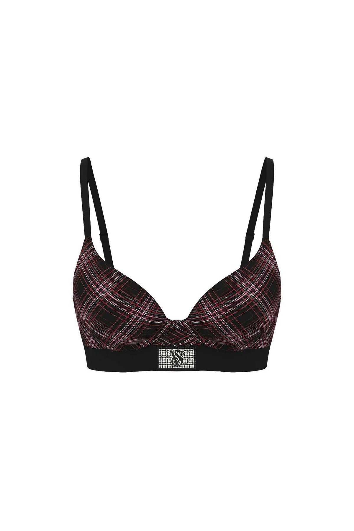 Бюстгальтер зі стразами 973475327 black Victoria`s Secret