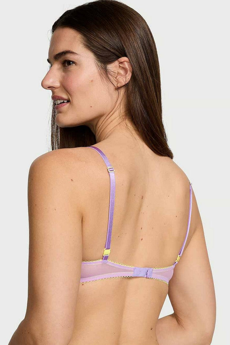 М'який бюстгальтер із мікросітки 977445857 lilac Victoria`s Secret
