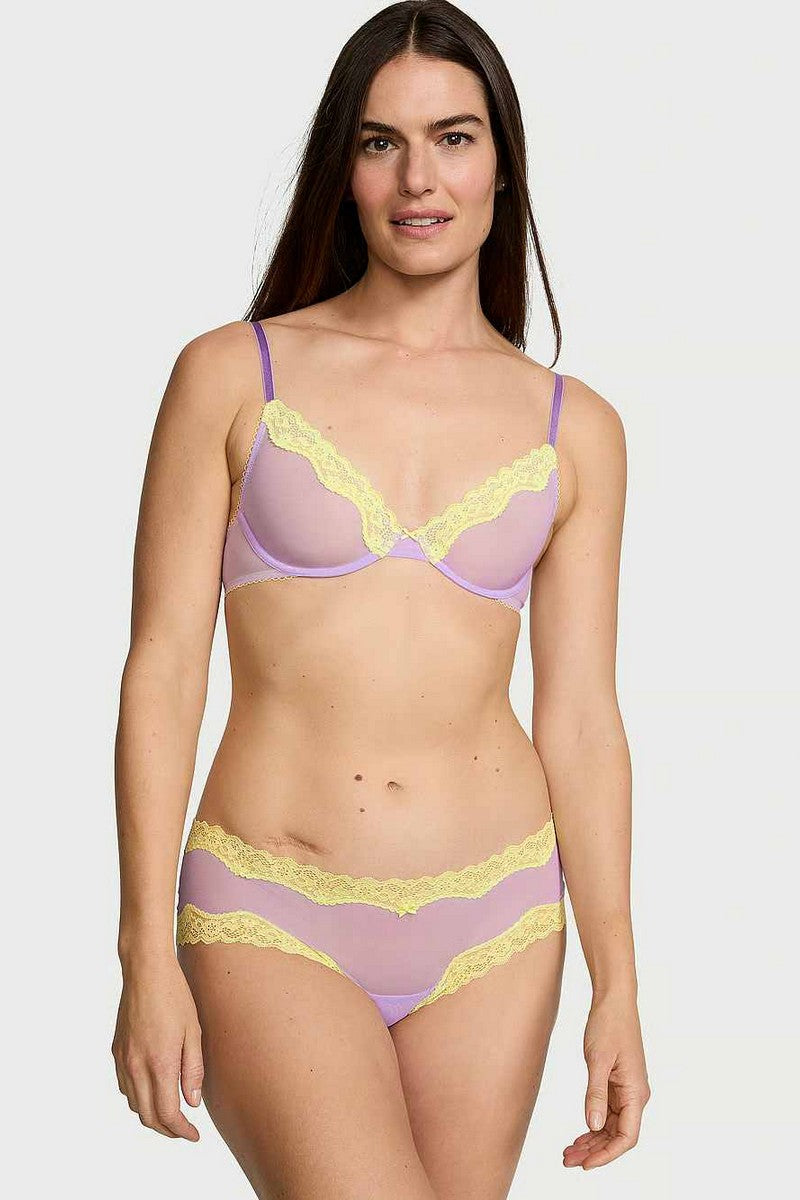 М'який бюстгальтер із мікросітки 977445857 lilac Victoria`s Secret
