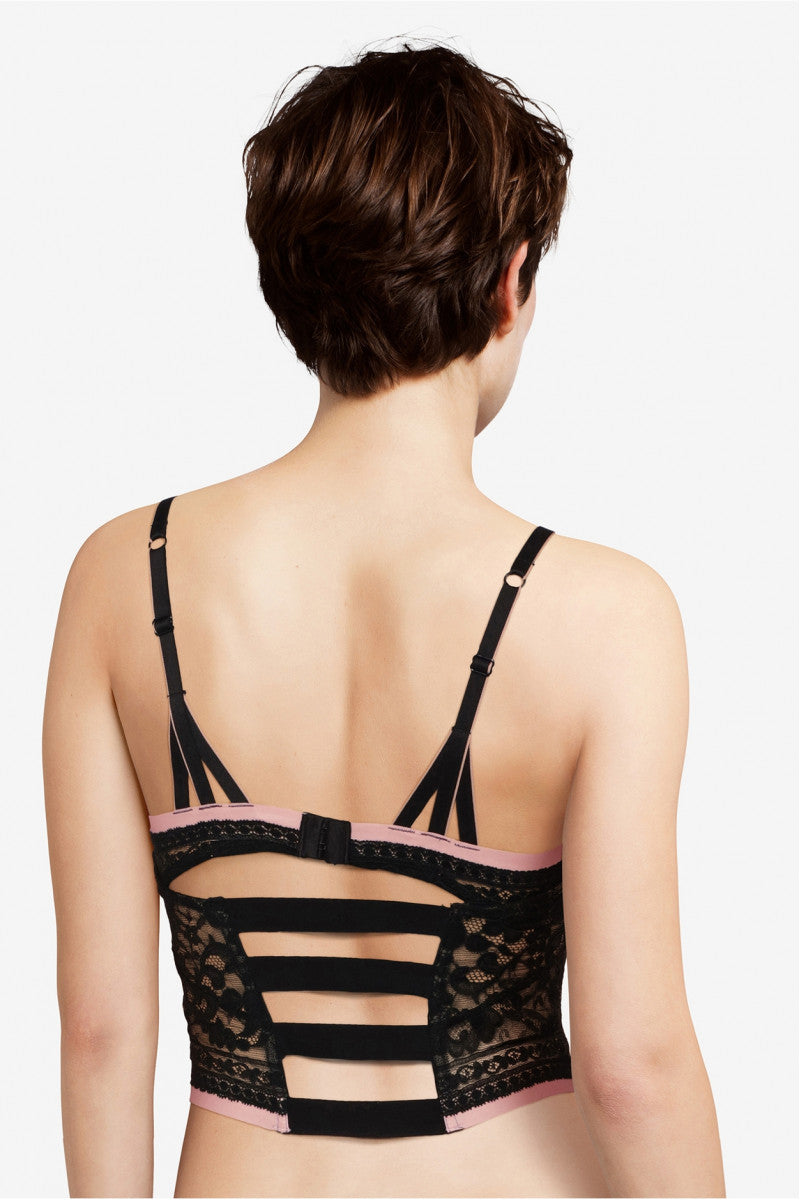Кружевное бюстье 01E3 noir