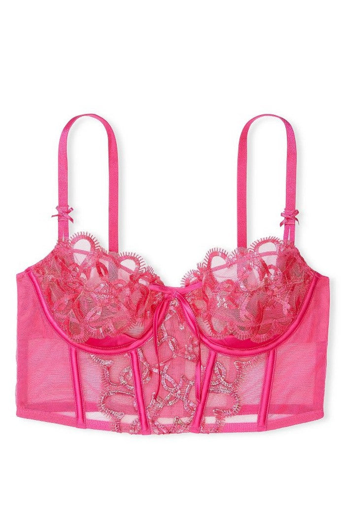 Бюстьє з вишивкою 769171568 pink Victoria`s Secret