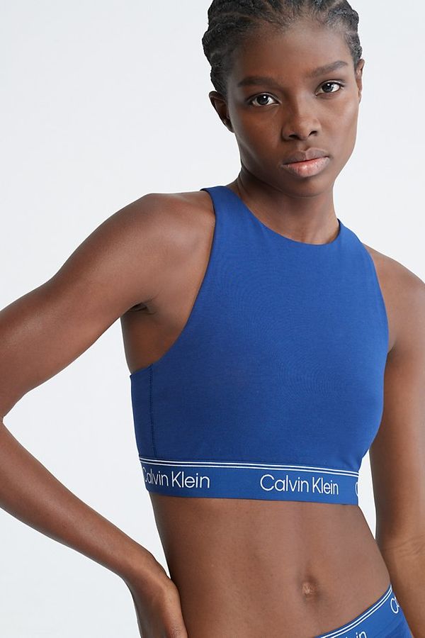 Спортивный бра-топ из хлопка 197474476 blue