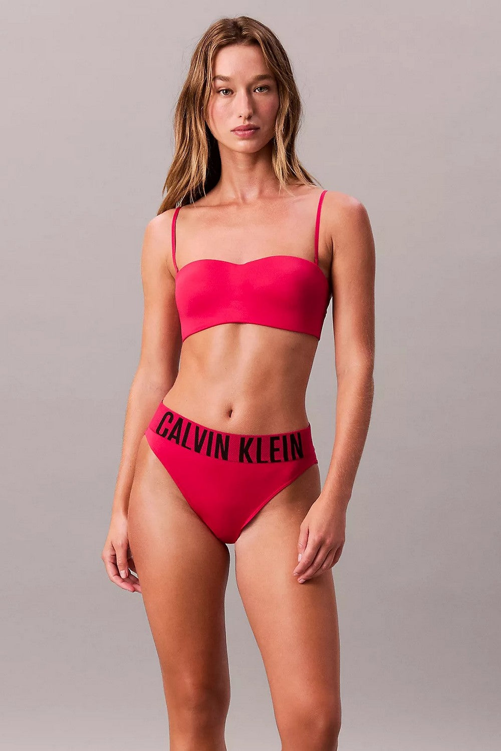 Бра-топ із мікрофібри 252679419 pink Calvin Klein