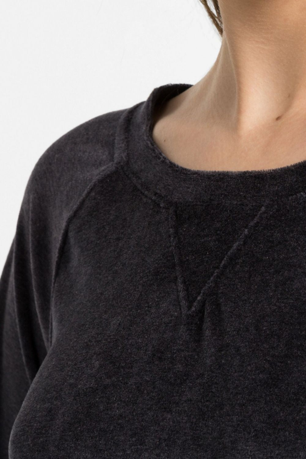 Домашний велюровый лонгслив 339137182 gray