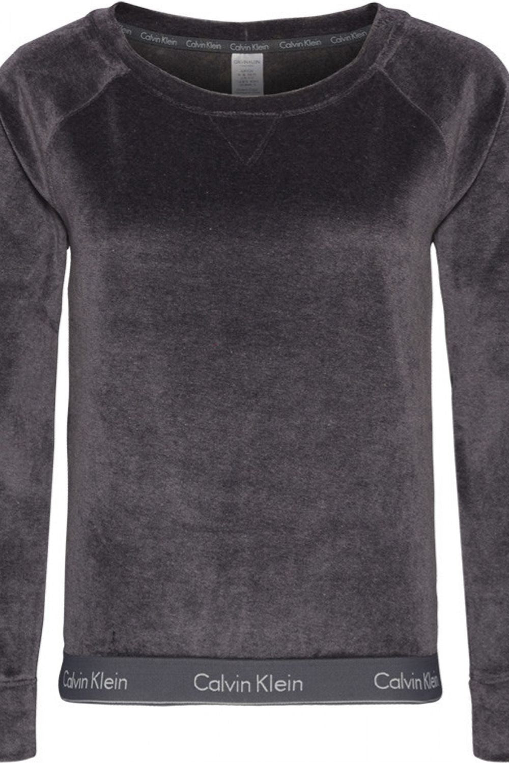 Домашний велюровый лонгслив 339137182 gray