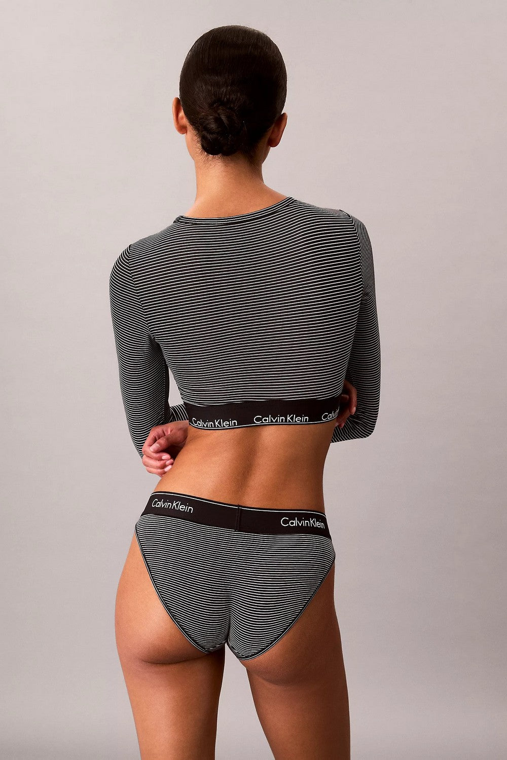 Топ у смужку 359827060 black Calvin Klein