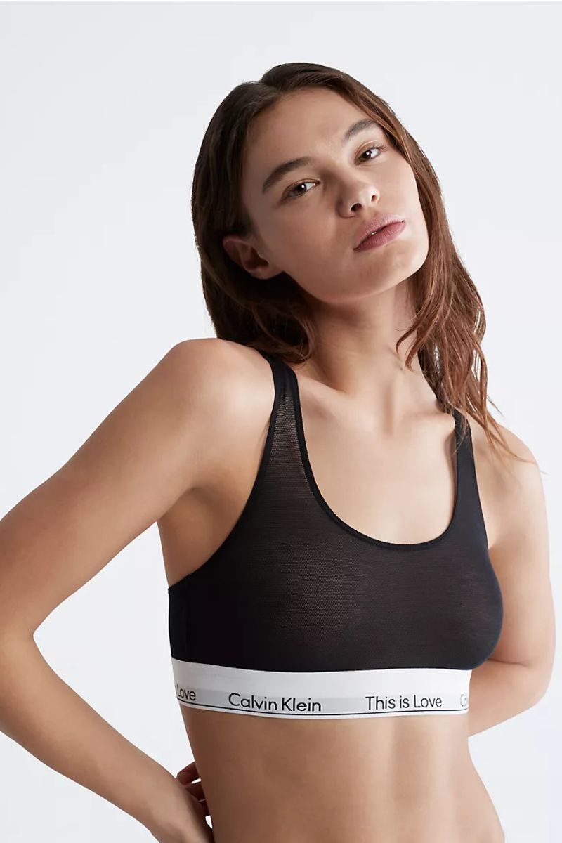 Мягкий хлопковый бра-топ 412394622 black